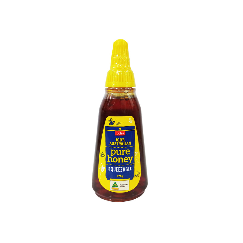 Coles Pure Australian Honey Squeeze 375g