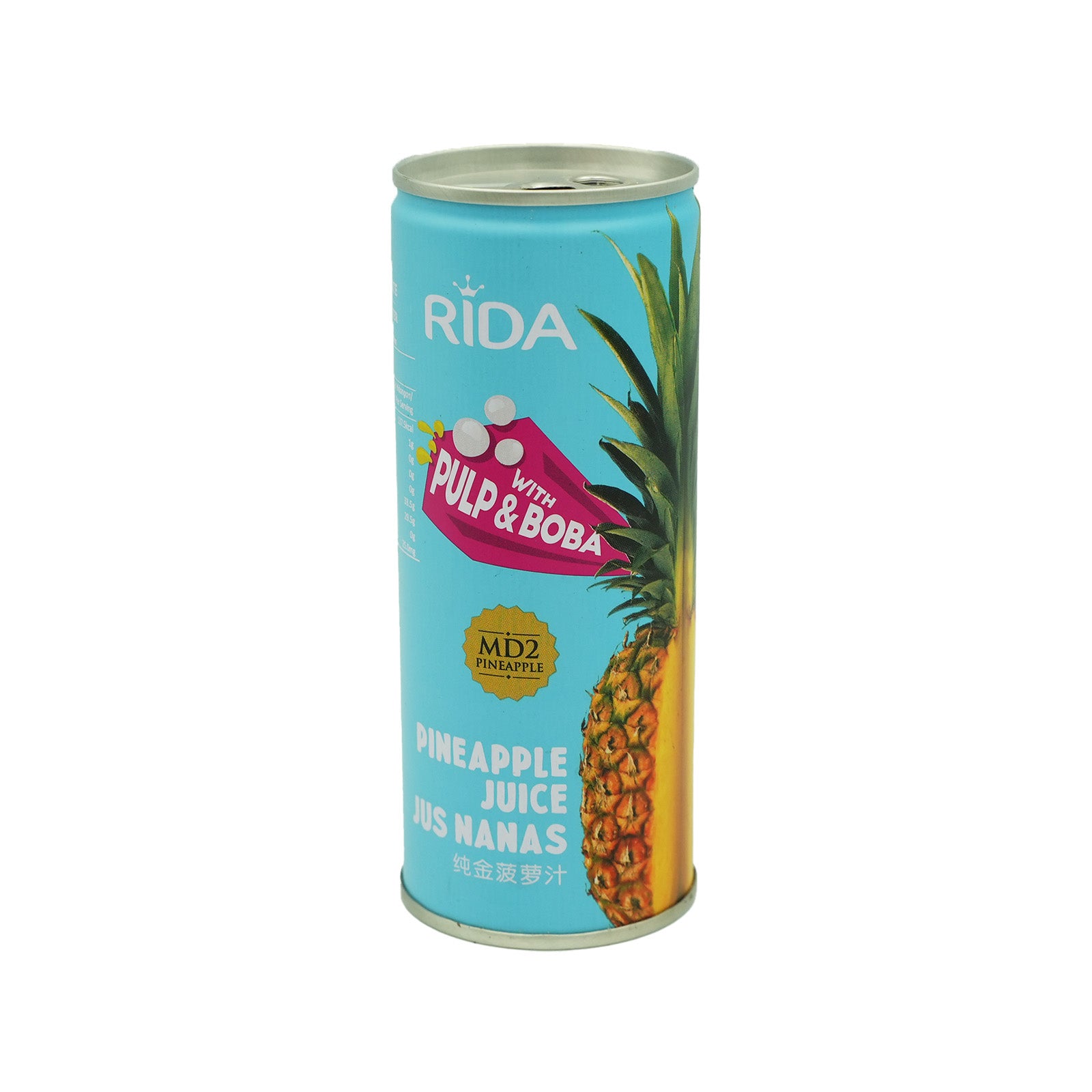 Rida Pulp and Boba + Pineapple 250ml