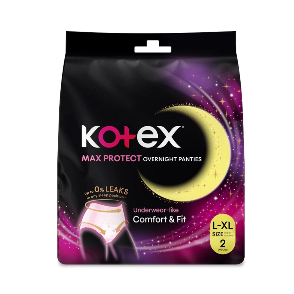 Kotex Overnight Panties Large to Extra Large Size 2sheets