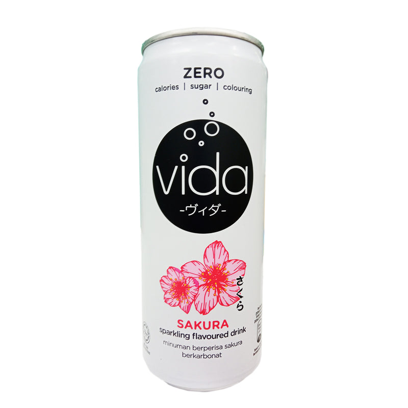 Vida Zero Sakura Sparkling Drink 325ml