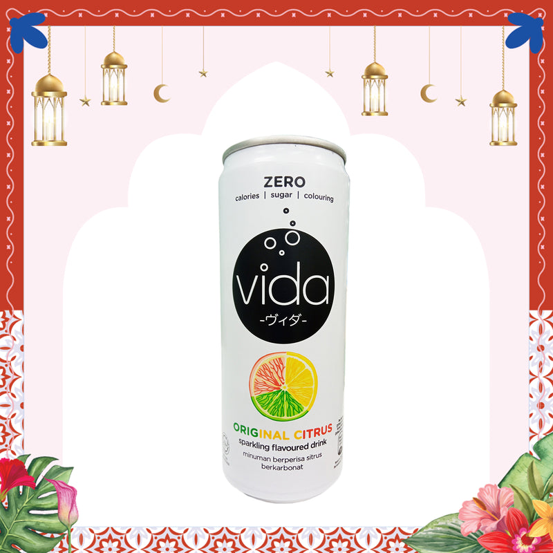 Vida Zero Original Citrus Sparkling Drink 325ml