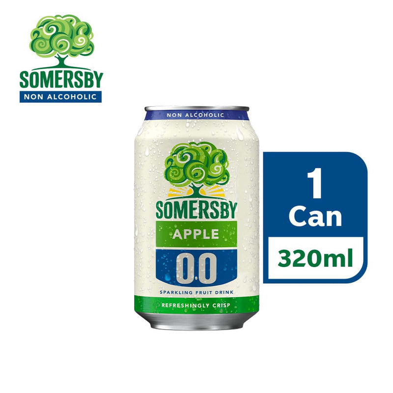 Somersby Apple 0.0% Non-Alcoholic Sparkling Fruit Drink 320ml