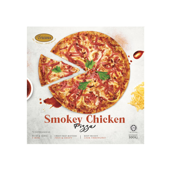 Tricious 9.5inch Smokey Chicken Pizza 300g (highest price)