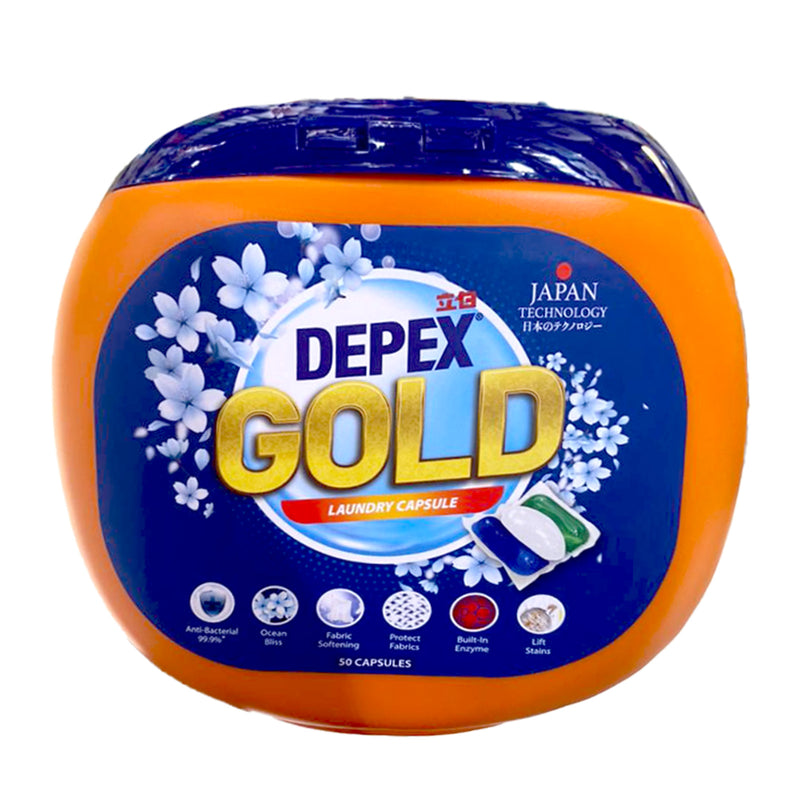 Depex Gold Laundry Liquid Capcule Detergent 16g x 50