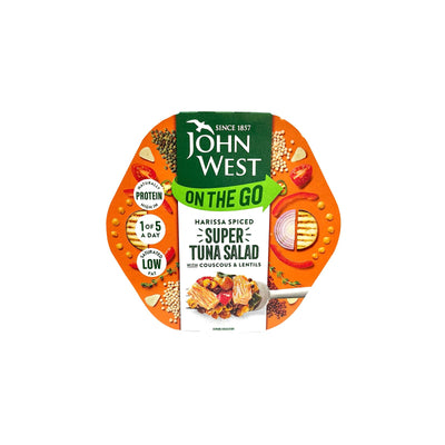 John West On The Go Harissa Spiced Super Tuna Salad 220g