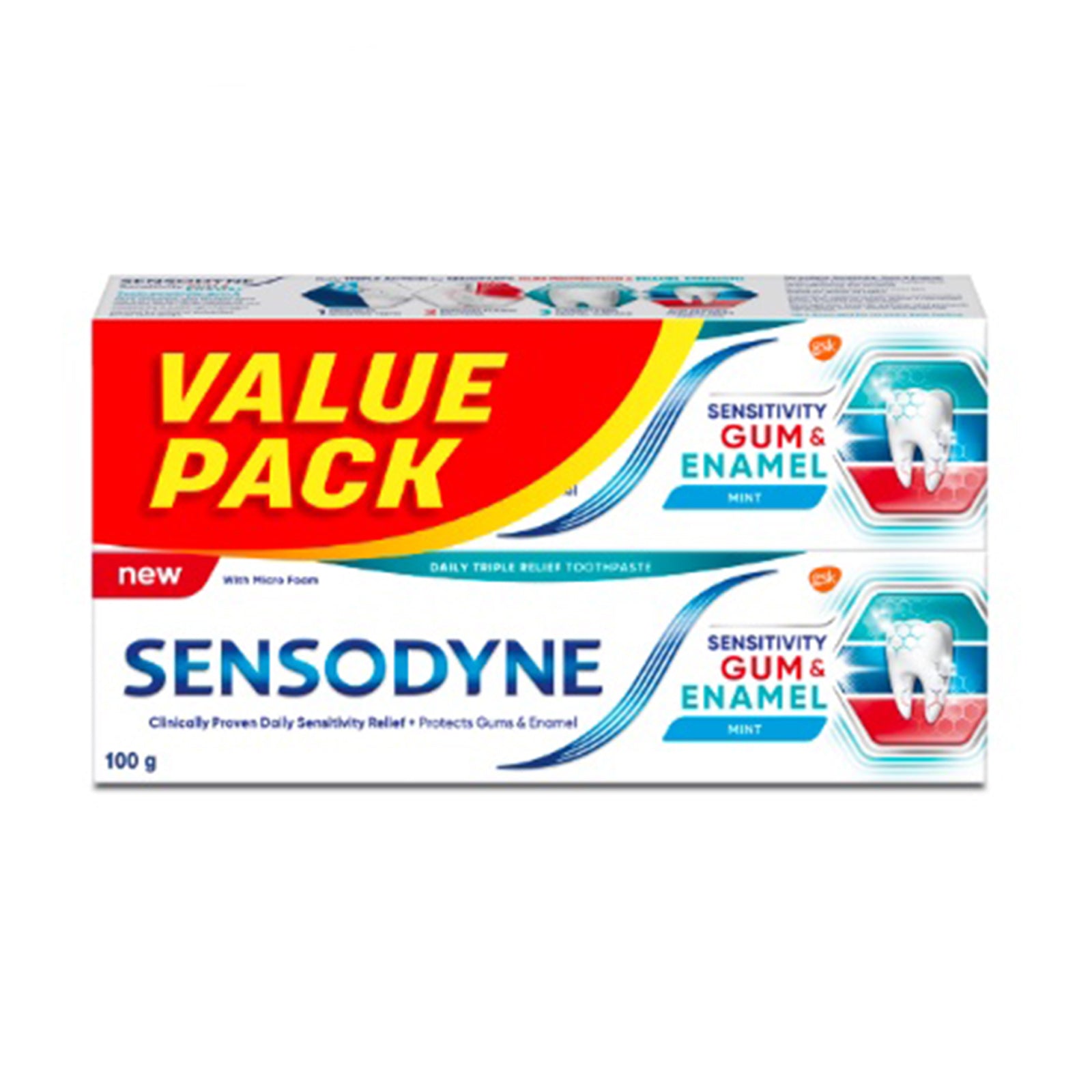 SENSODYNE SENSITIVITY&GUM TP 2X100G