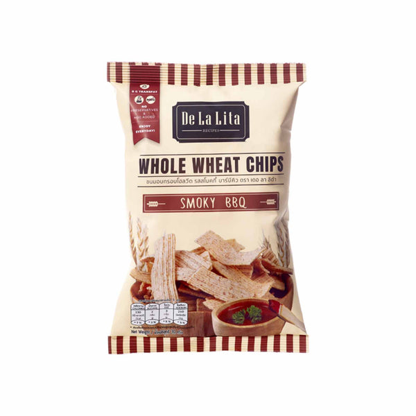 De La Lita Whole Wheat Chips Smoky BBQ Flavour 70g (highest price)
