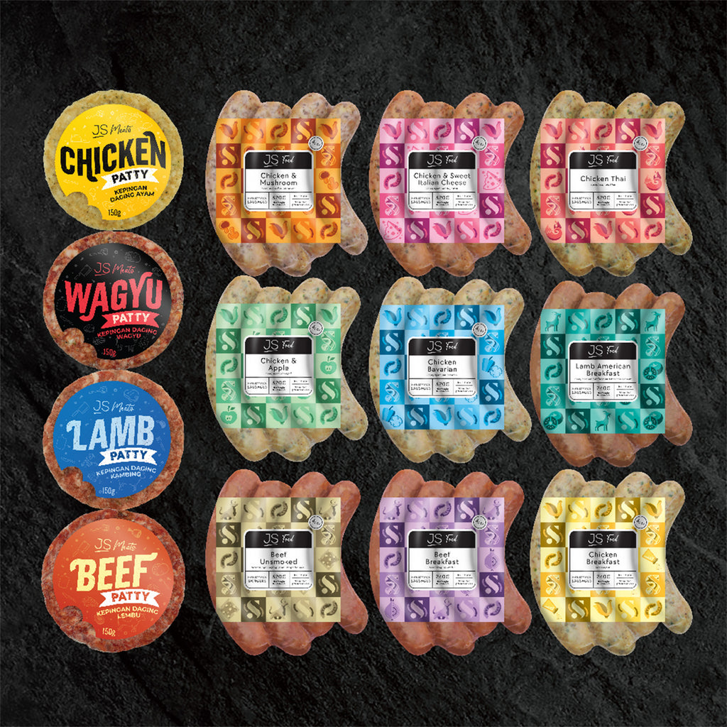 JS Meats Chicken Breakfast Sausage 4pcs/pack