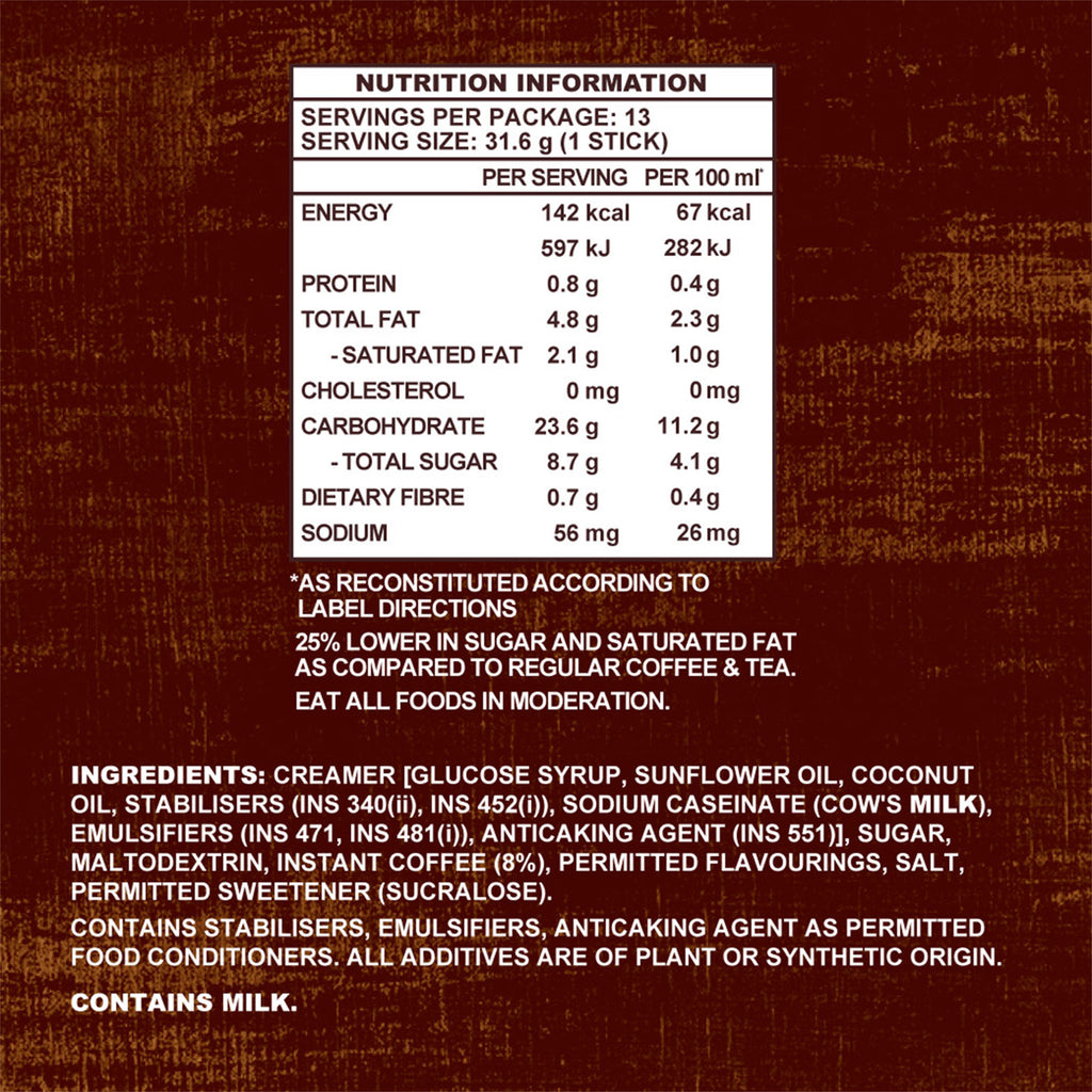 Old Town Kopitiam Smooth Roast Less Sugar 22.6g x 15