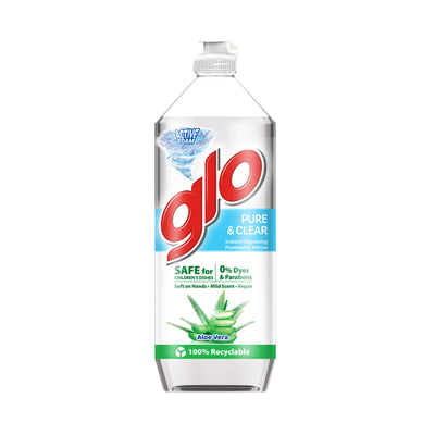 Glo Pure and Clear Aloe Vera Dishwashing Liquid 800ml