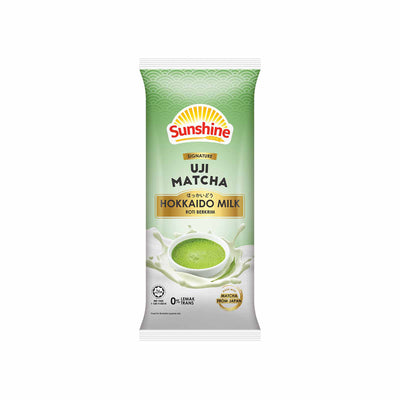 Sunshine Uji Matcha Hokkaido Milk Roll Bun 52g