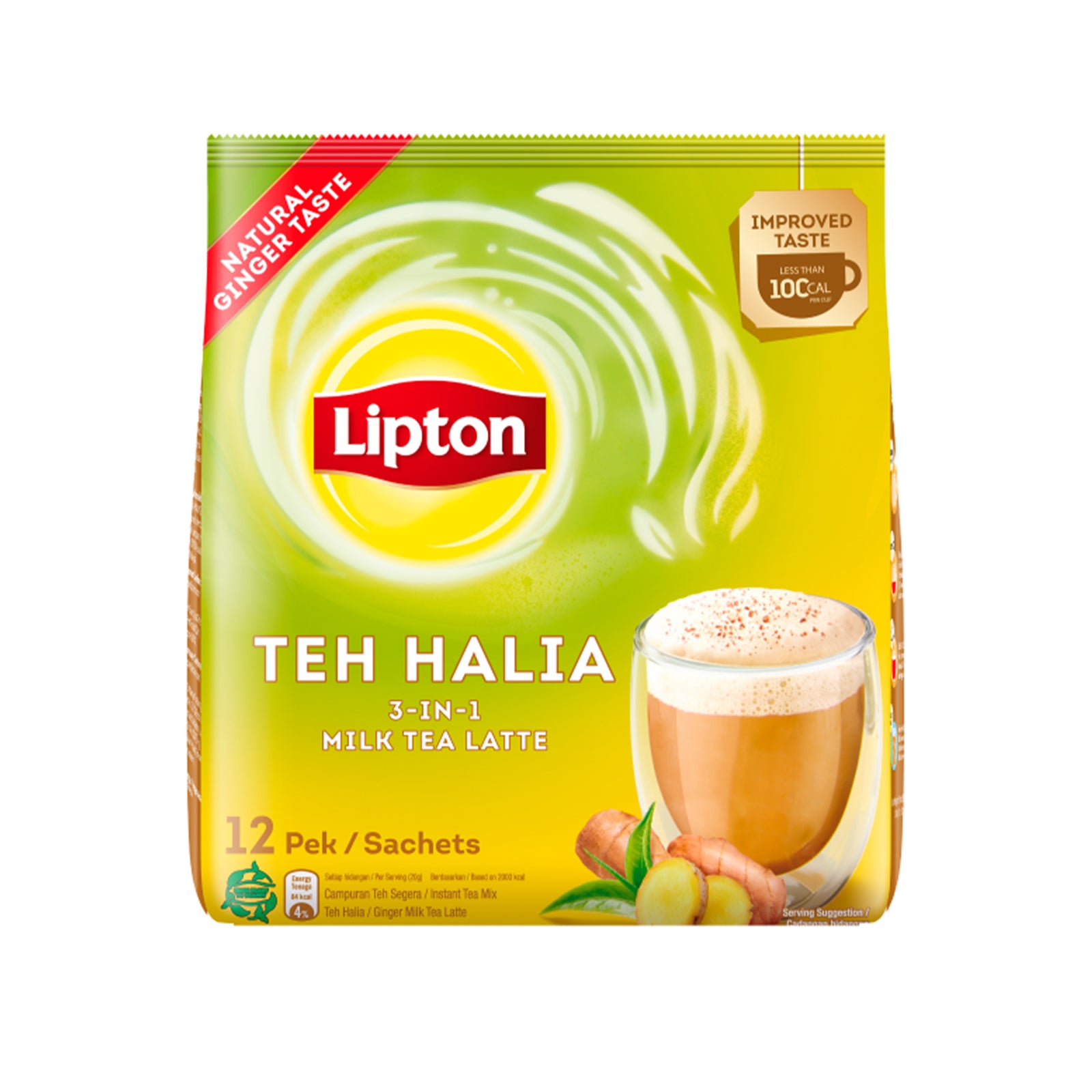 Lipton Milk Tea Teh Tarik Halia 21g x 12