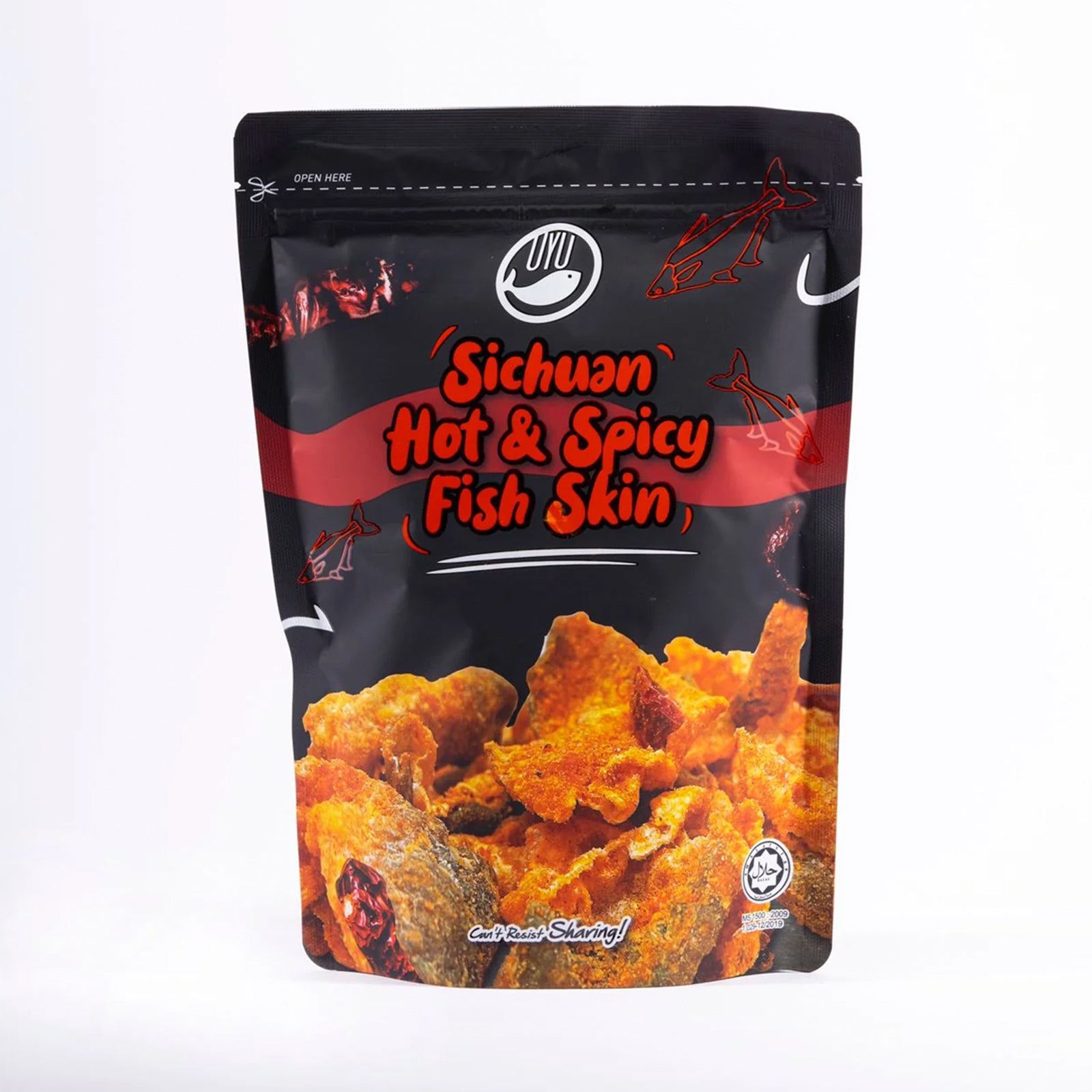 Oyu Fish Sichuan Hot and Spicy Fish Skin Snack 70g