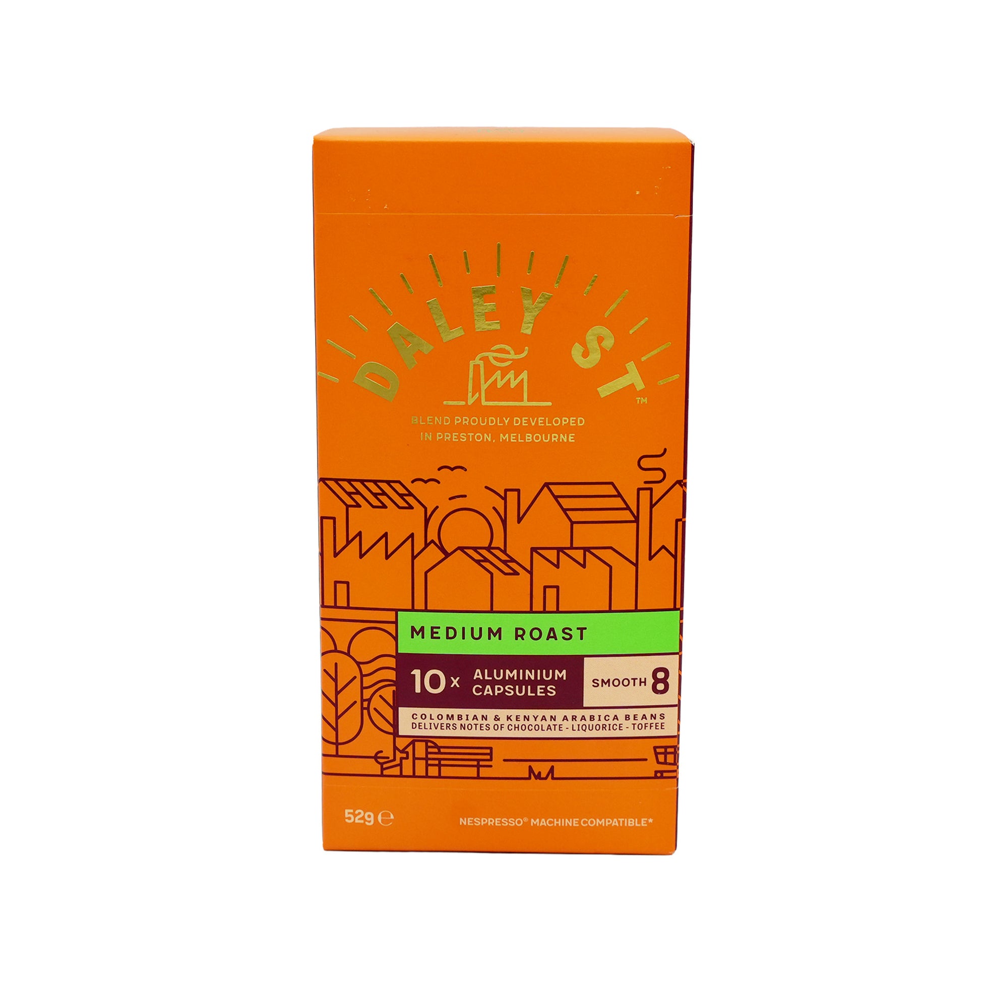 Daley ST Nespresso Coffee Medium Capsules 10pcs/pack