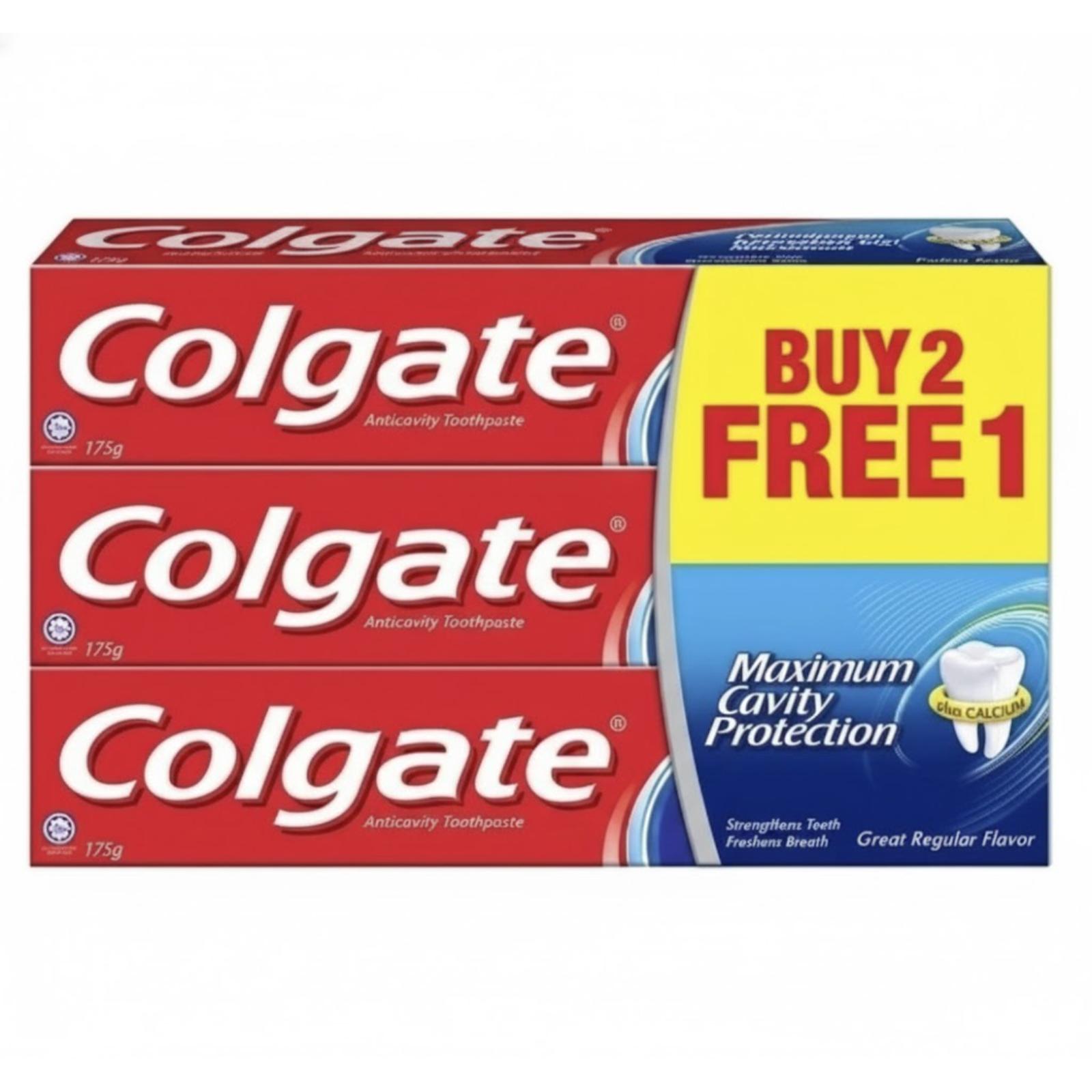 Colgate Toothpaste Buy 2 Free 1 175g