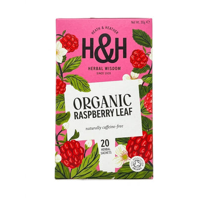 Heath and Heather Organic Raspberry Leaf In Envelope 20pcs/pack