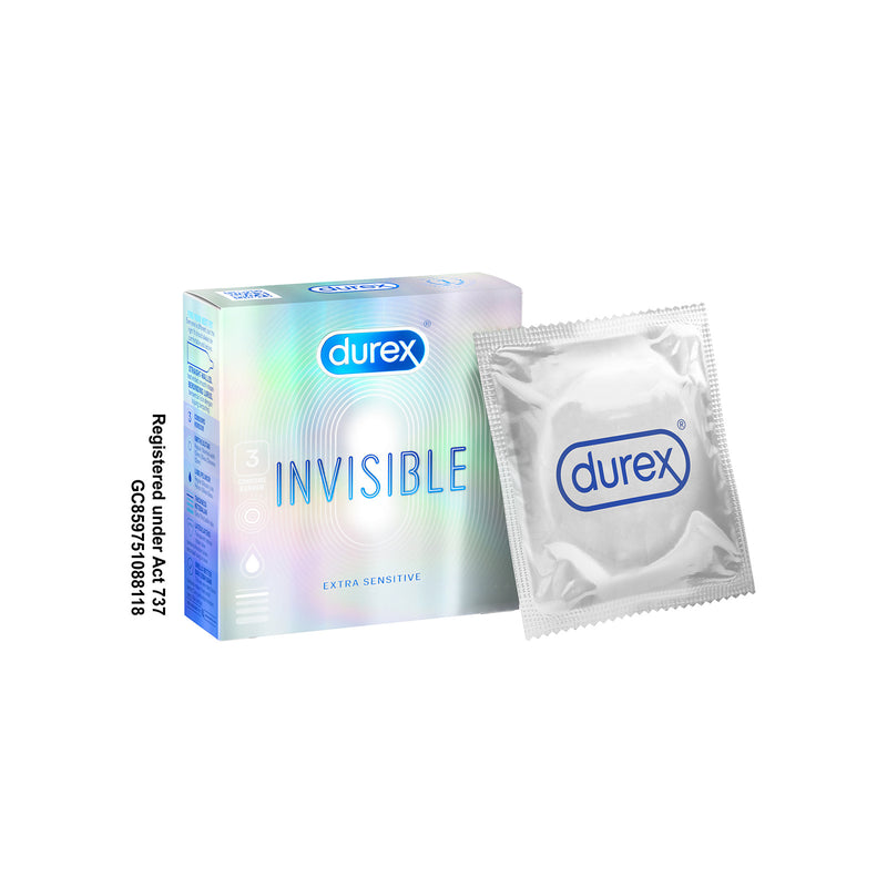 Durex Invisible Extra Sensitive Condom 3pcs/pack