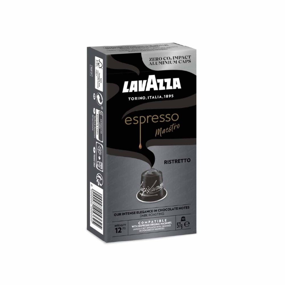 Lavazza Espresso Ristretto 12 Aluminum Nespresso Compatible Capsules 57g