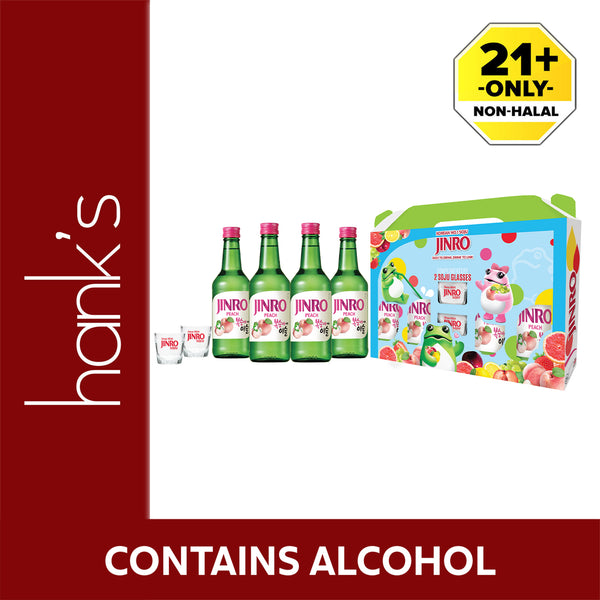 Jinro Peach Soju Gift Pack 360ml x 4 (highest price)