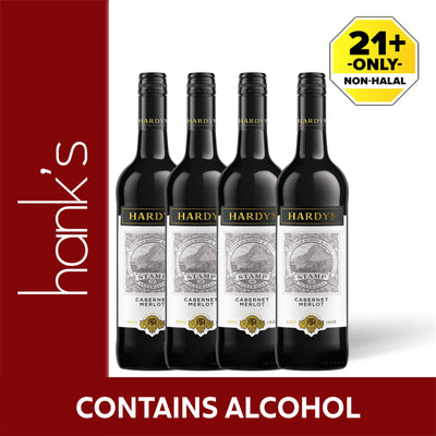 Hardys Stamp Cabernet Merlot 750ml x 4