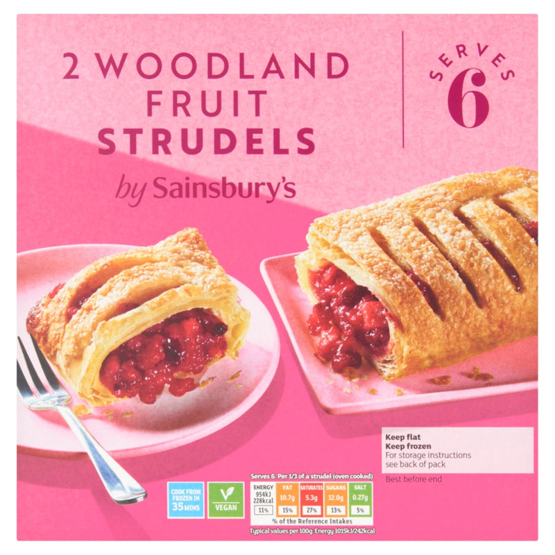 Sainsburys Woodland Strudel 600g