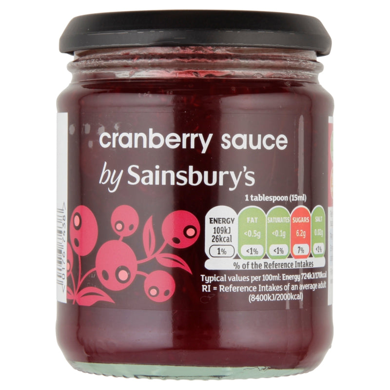 Sainsburys Cranberry Sauce 250ml