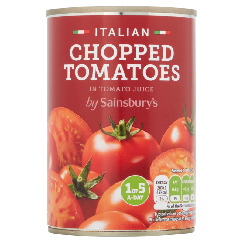 Sainsburys Chopped Tomatoes 400g