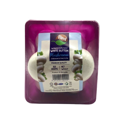 Frais Funghi Mushroom White  Button (Malaysia) 150g