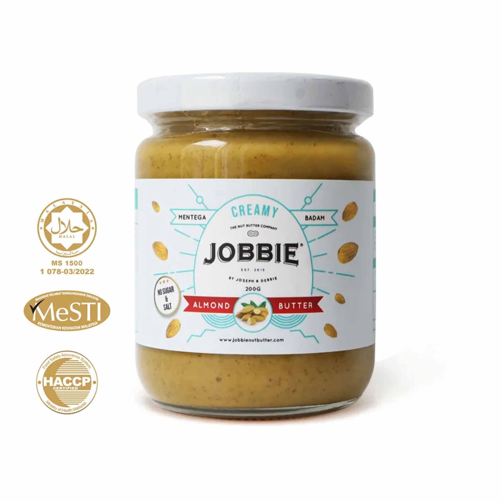 Jobbie Almond Creamy Butter Spreads 200g