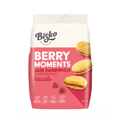 Bisko Bakehouse Berry Sandwich Biscuits 300g