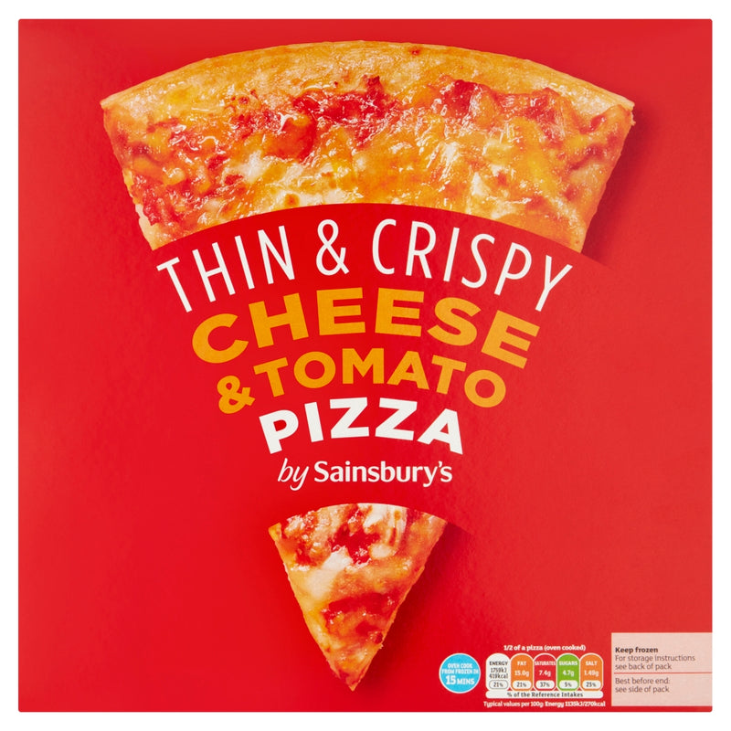 Sainsbury's Frozen Cheese and Tomato Pizza 306g