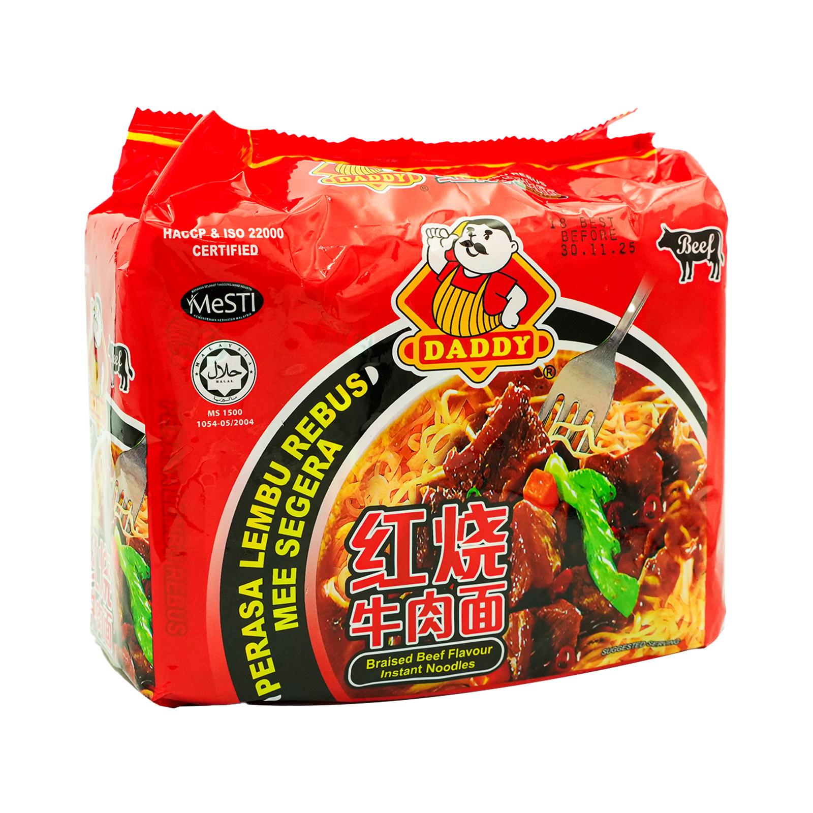 Daddy Mee Beef Noodles 90g x 5