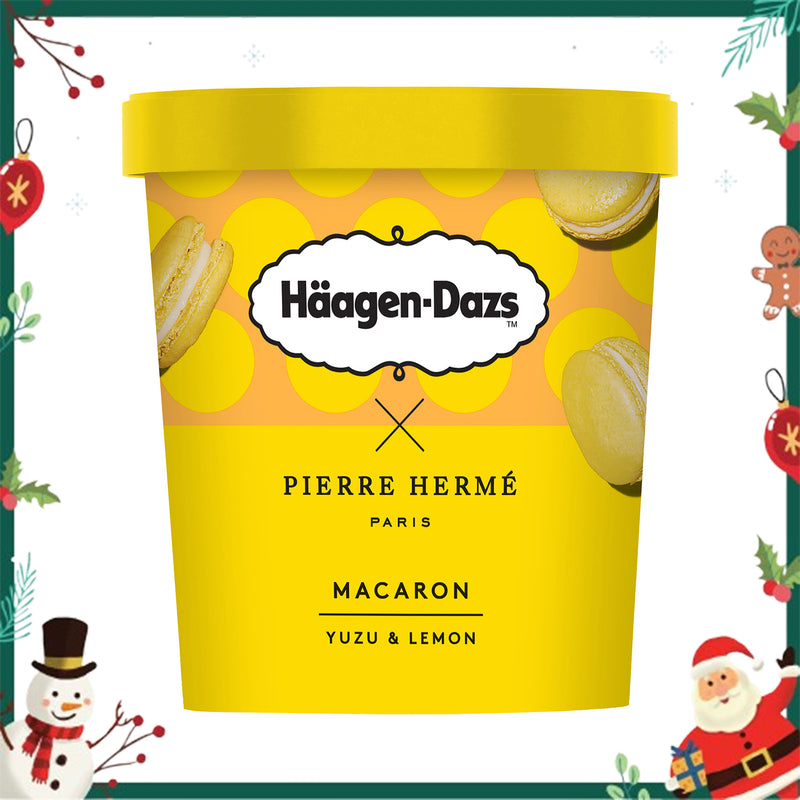 Haagen Dazs Macaron Yuzu Lemon 420ml