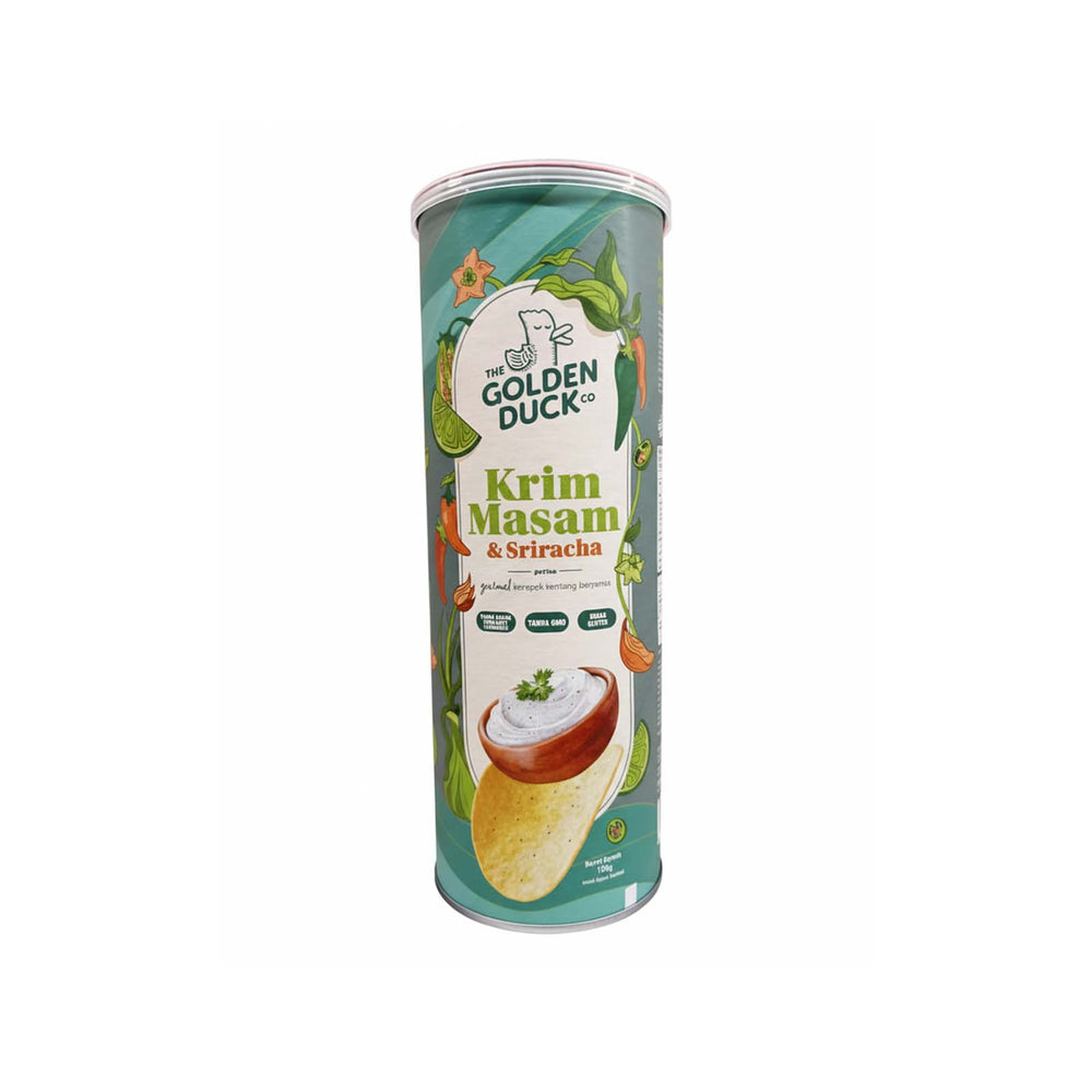 The Golden Duck Sour Cream and Sriracha 125g
