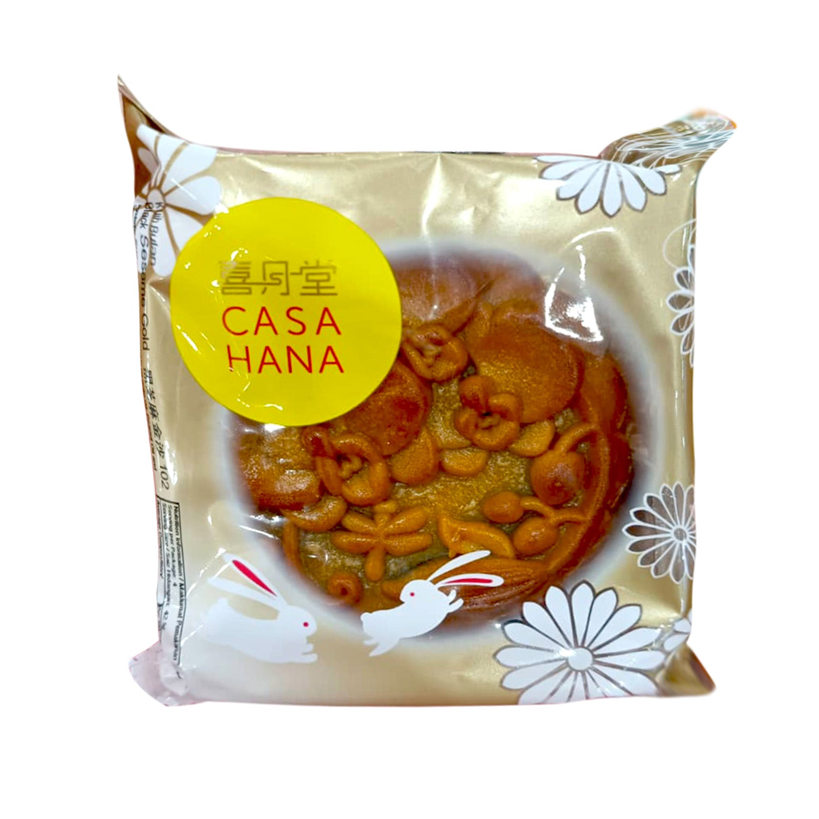 Casahana Black Sesame Gold Mooncake 170g