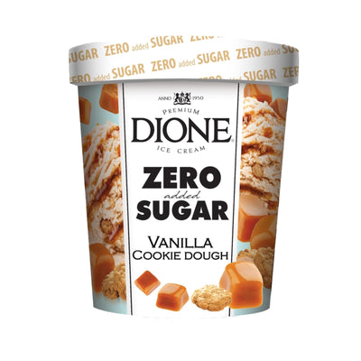 Dione Zero Sugar Vanilla Cookie Dough 475ml