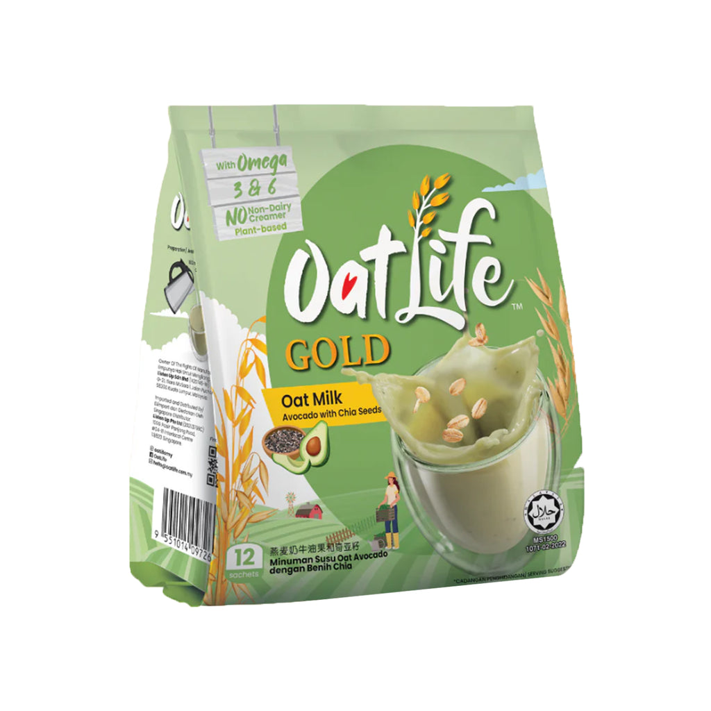 Oatlife Gold Oat Milk Avocado with Chia Seed 32g x 12