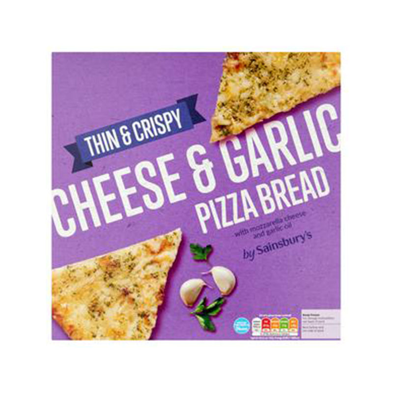 Sainsburys Garlic And Cheese Pizza 281g