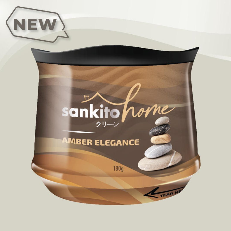 Sankito Home Air Freshener Gel Amber Elegance 180g