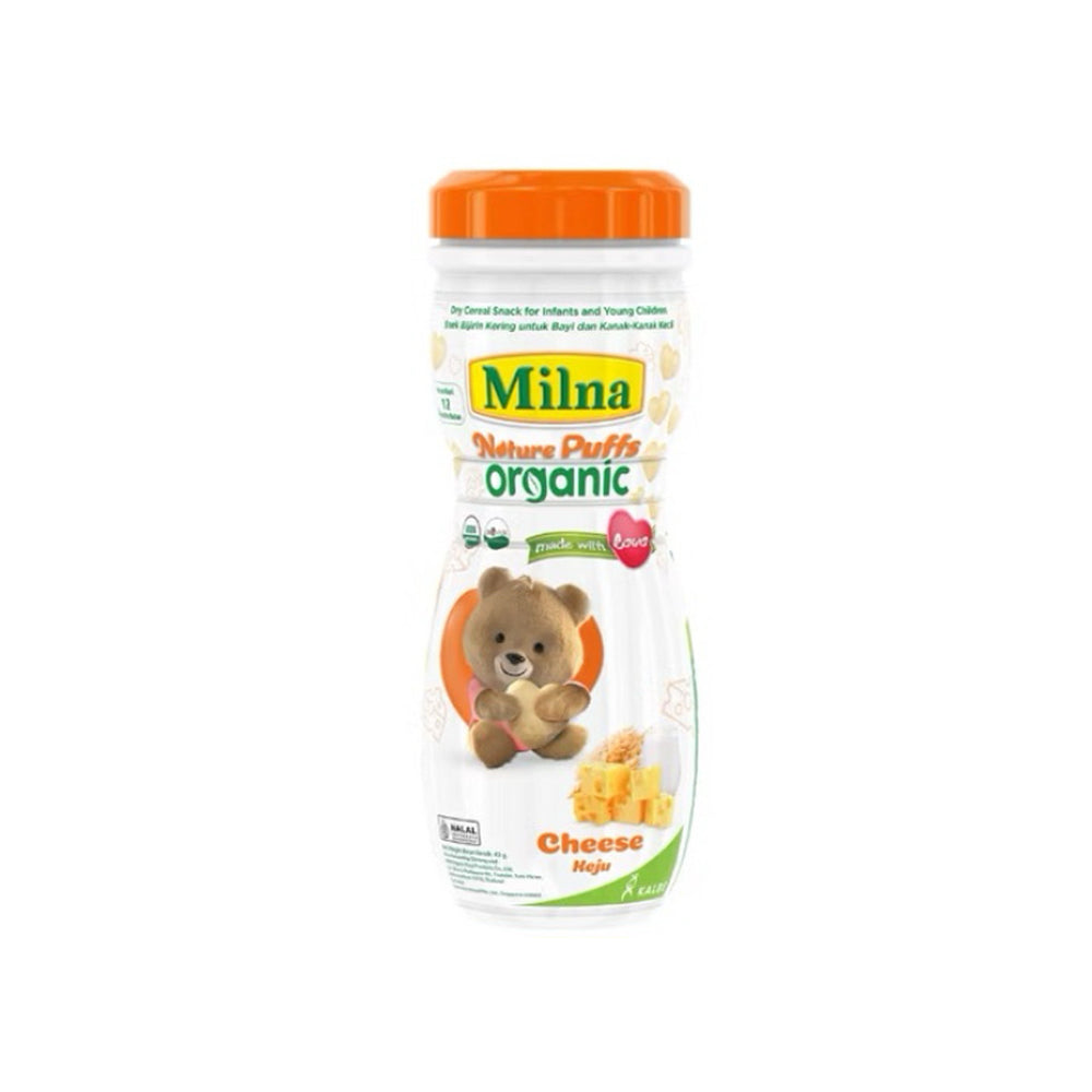 Milna Nature Puff Cheese (Bottle) 42g