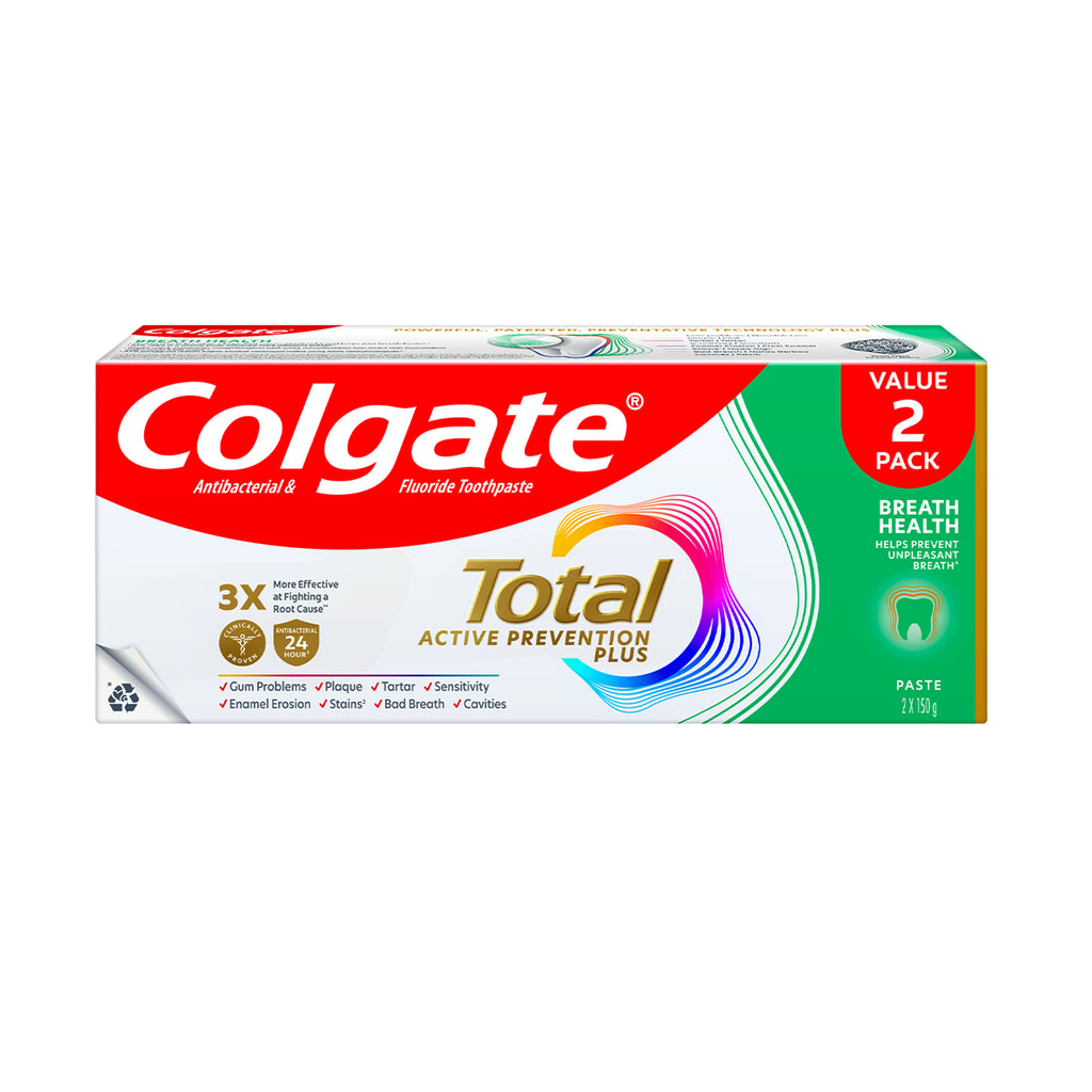 Colgate Total Pro Breath Toothpaste 150g x 2