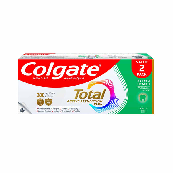 Colgate Total Pro Breath Toothpaste 150g x 2 (highest price)