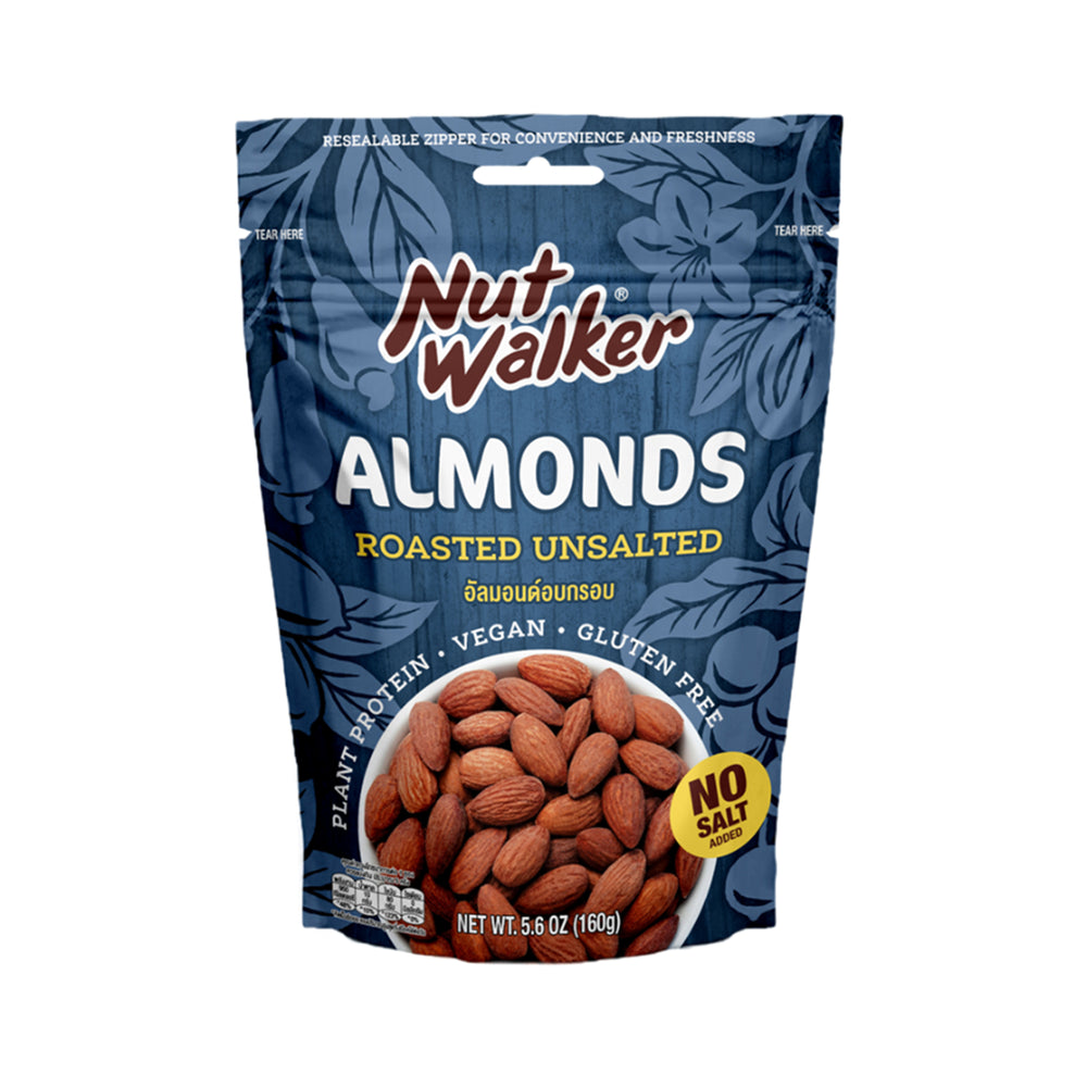 Nut Walker Roasted Unsalted Almond 160g