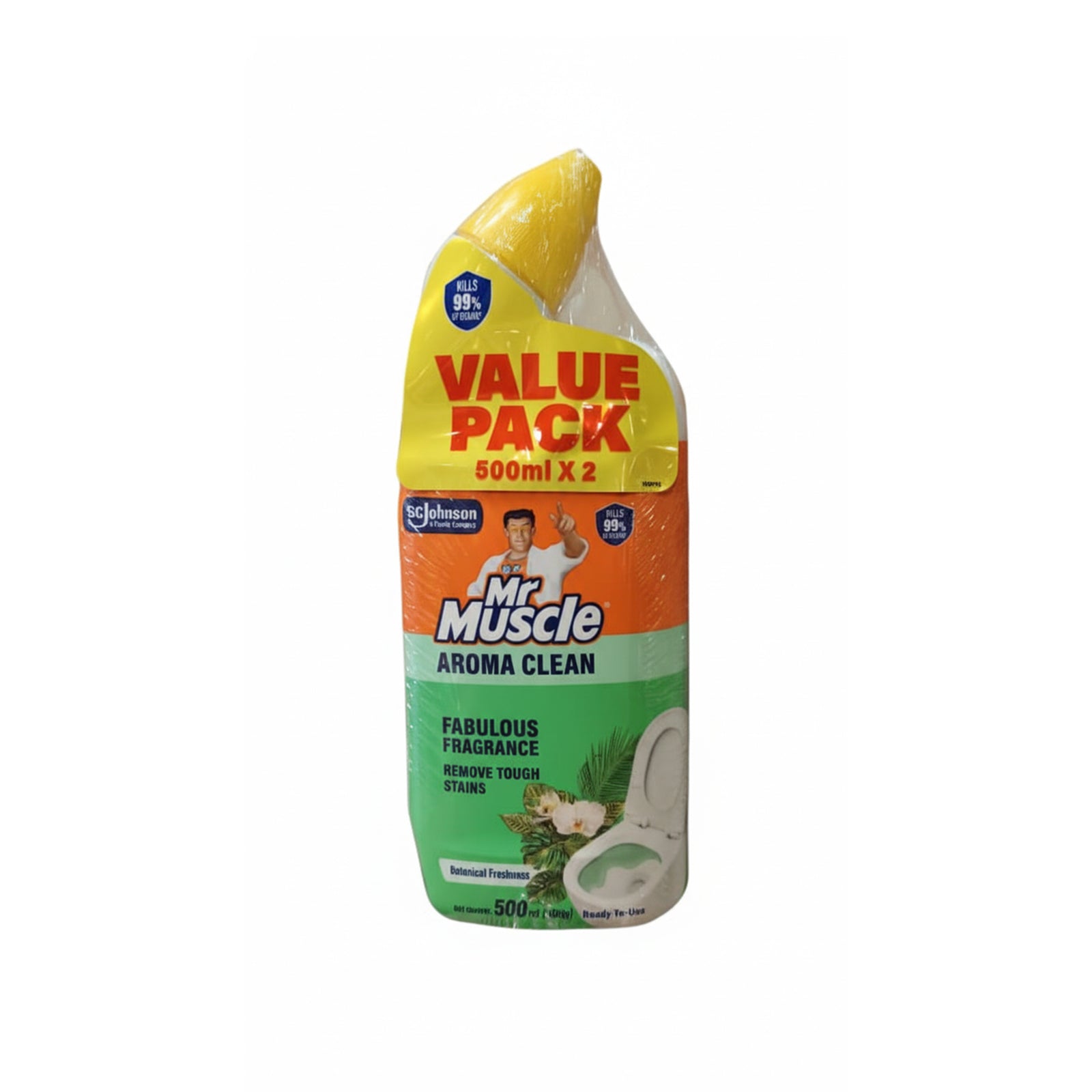 Mr Muscle Toilet Bowl Cleaner Bot 500ml x 2