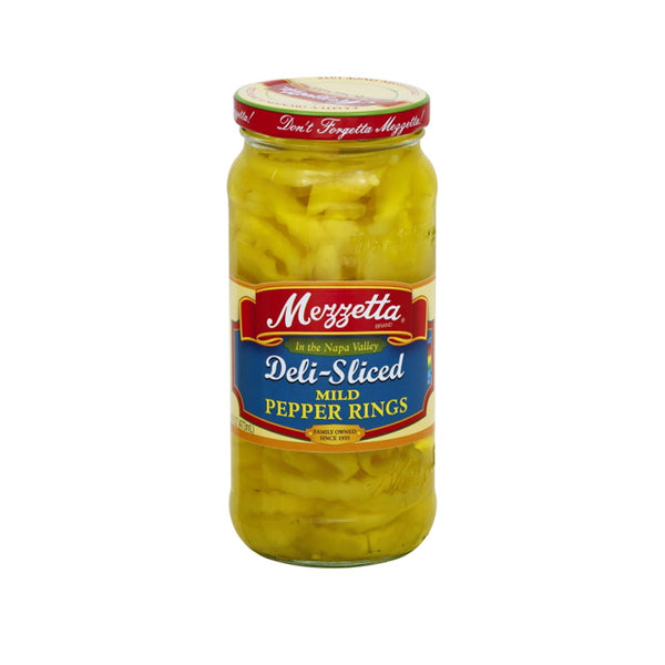 Mezzetta Mild Banana Pepper Rings 453.5g