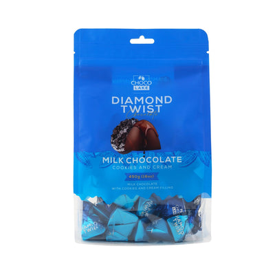 Chocolake Diamond Oreo Chocolate Twist 450g