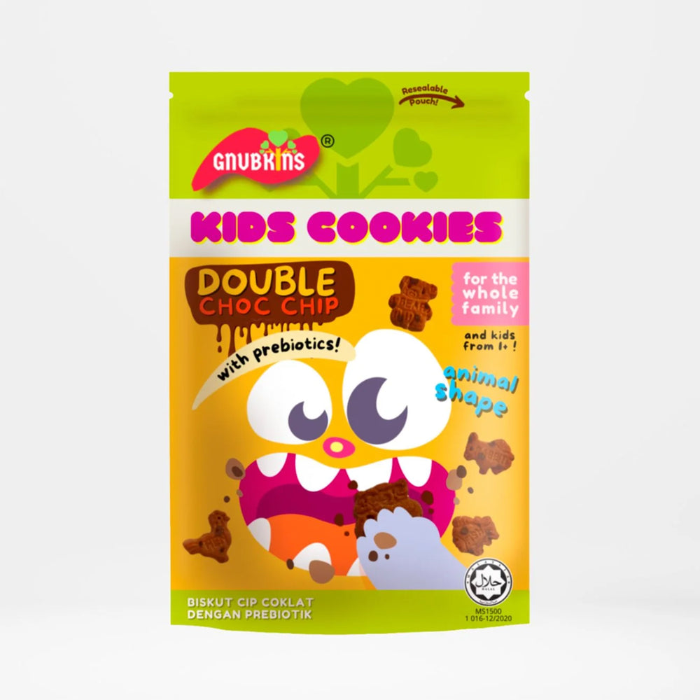 Gnubkins Double Chocolate Chip Cookies with Probiotics 100g