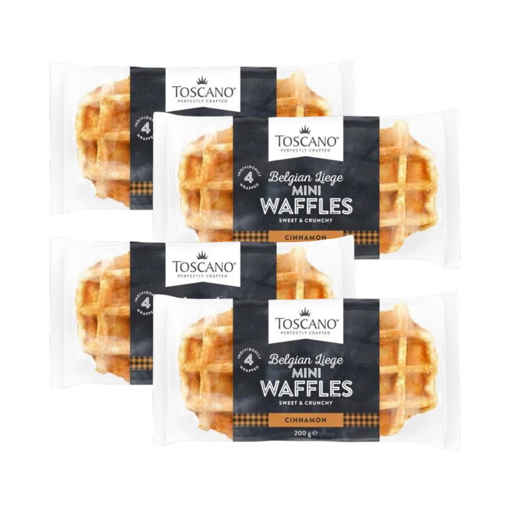Toscano Mini Cinnamon Waffles 50g x 4