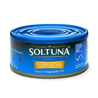 Soltuna Yellowfin Tuna in Vegetable Oil 160g