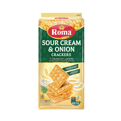 Roma Sour Cream and Onion Cracker 112.5g x 3